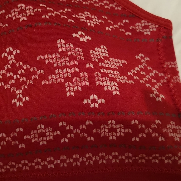 New Lucky Brand Sports Bra Medium Cabin Red Design - Picture 3 of 5